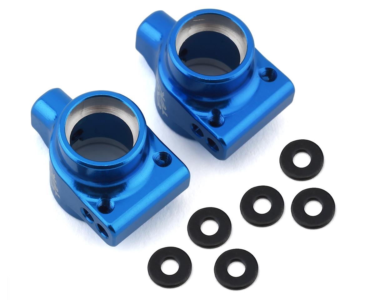 Exotek DR10 Aluminum Rear Hubs (Blue) (2) (EXO1956)