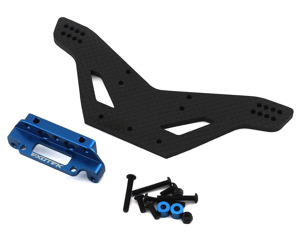 Exotek Carbon Rear Drag Tower (Lower Ride Height) for Traxxas Slash (EXO1983)