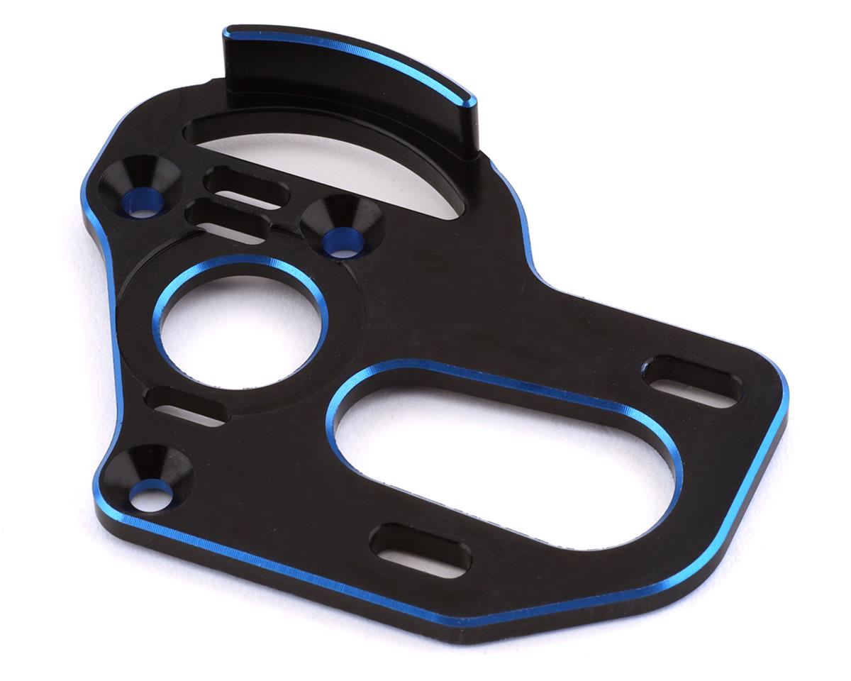 Exotek B6.3/T6.1/SC6.1 Laydown/Back Motor Plate (Black/Blue) (EXO2039)