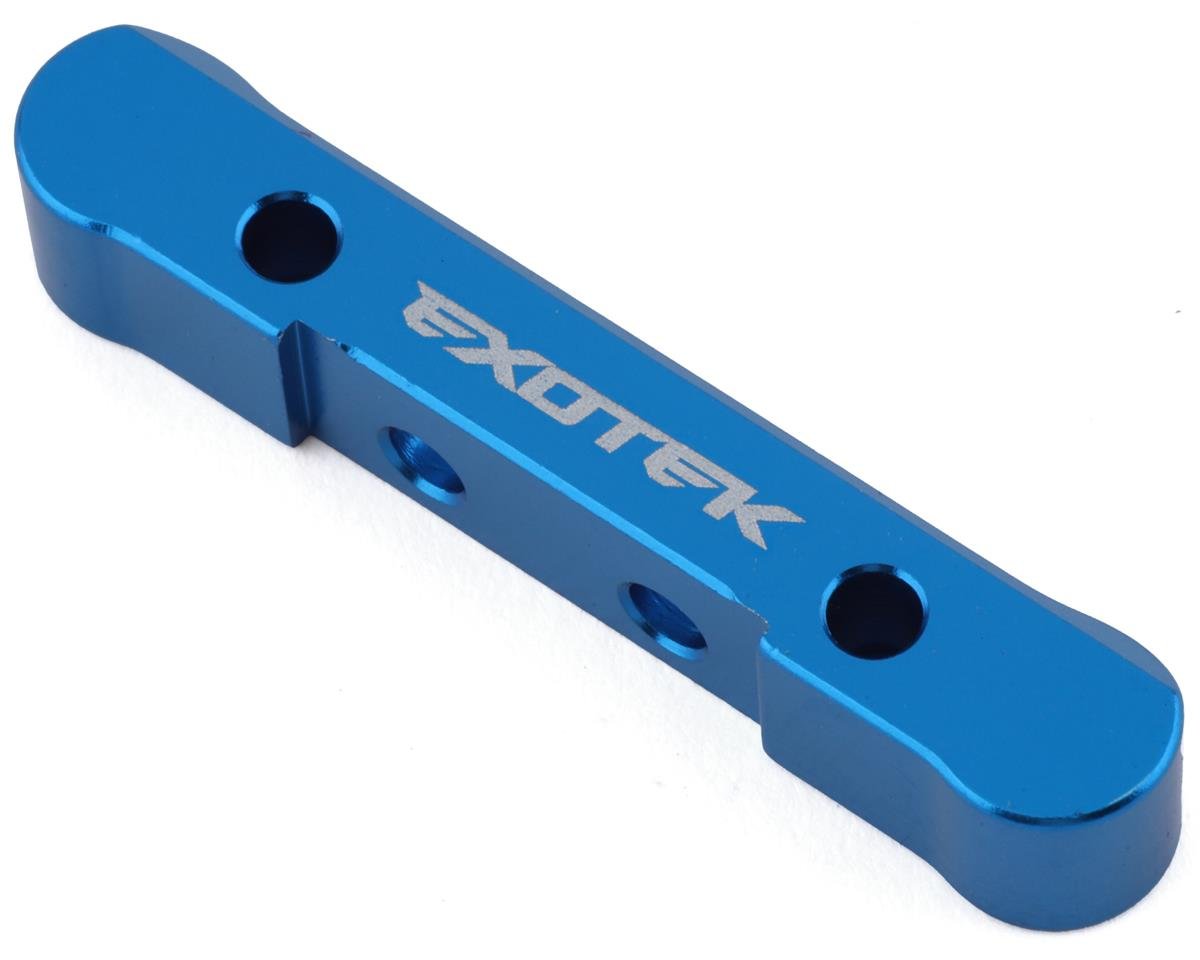 Exotek DR10 Aluminum HD "D" Rear Arm Mount (Blue) (EXO2046)