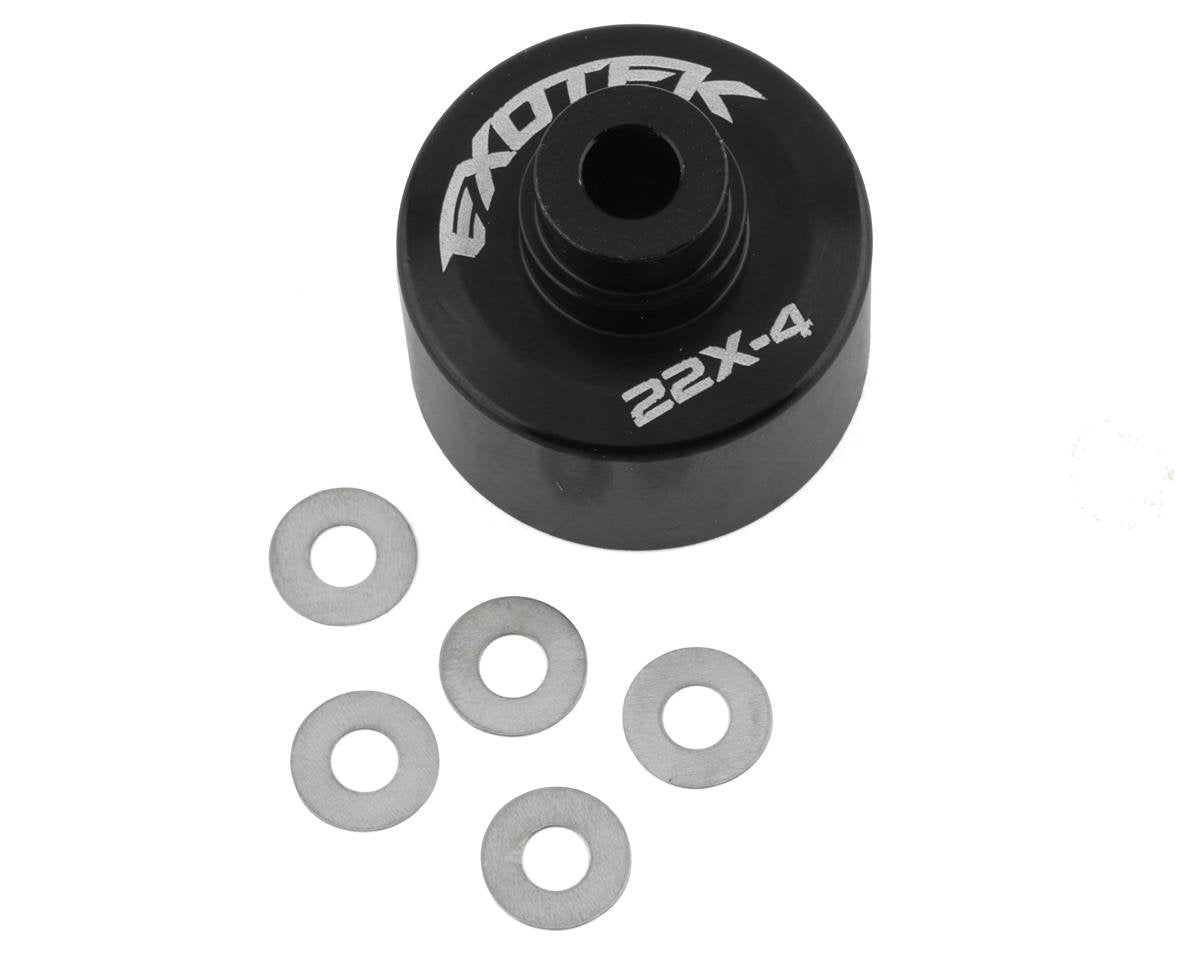 Exotek TLR 22X-4 HD Aluminum Gear Differential Case (EXO2114)