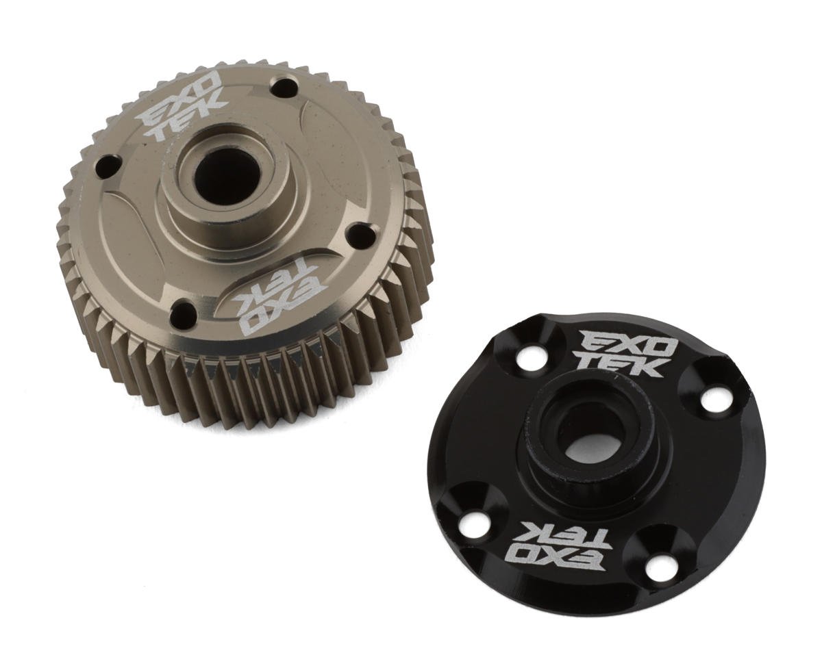 Exotek Team Associated Pro2 SC10 Aluminum Differential Case (External Gear) (EXO2153)