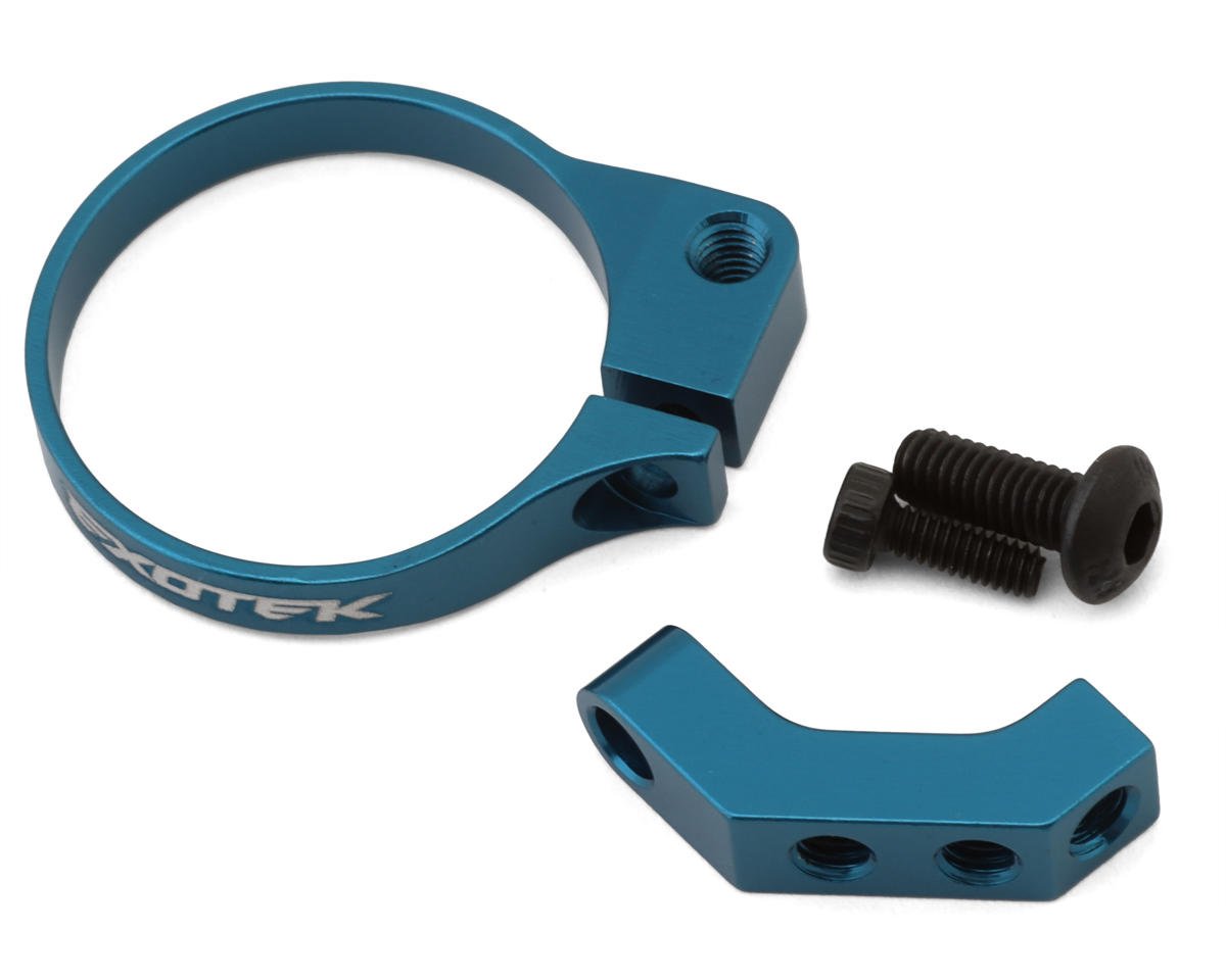 Exotek 20mm Motor Aluminum Mini Fan Mount (Blue) (EXO2160BLU)