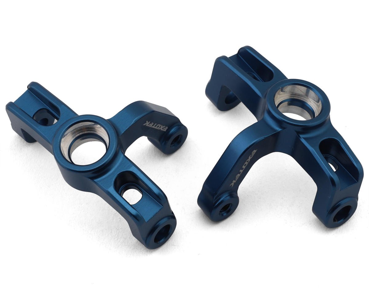 Exotek Reflex 14 HD Aluminum Steering Hub Set (Blue) (EXO2185)