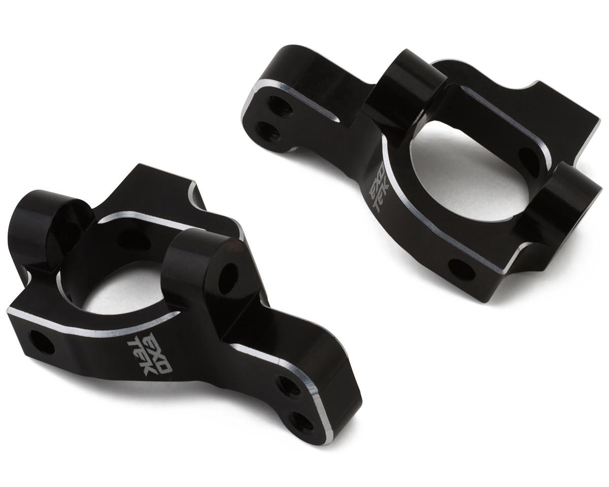 Exotek Losi 22S HD Aluminum Caster Blocks (Black) (2) (EXO2254)