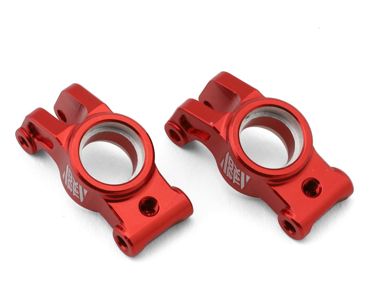Exotek Arrma Typhon/Granite Grom Aluminum HD Rear Hubs (Red) (2) (EXO2276)