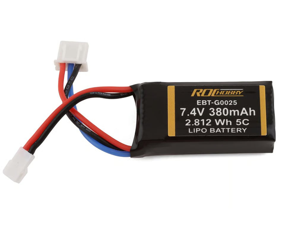 FMS - 2S LiPo Battery (7.4V/380mAh) w/Micro Connector (FMMROC2135)