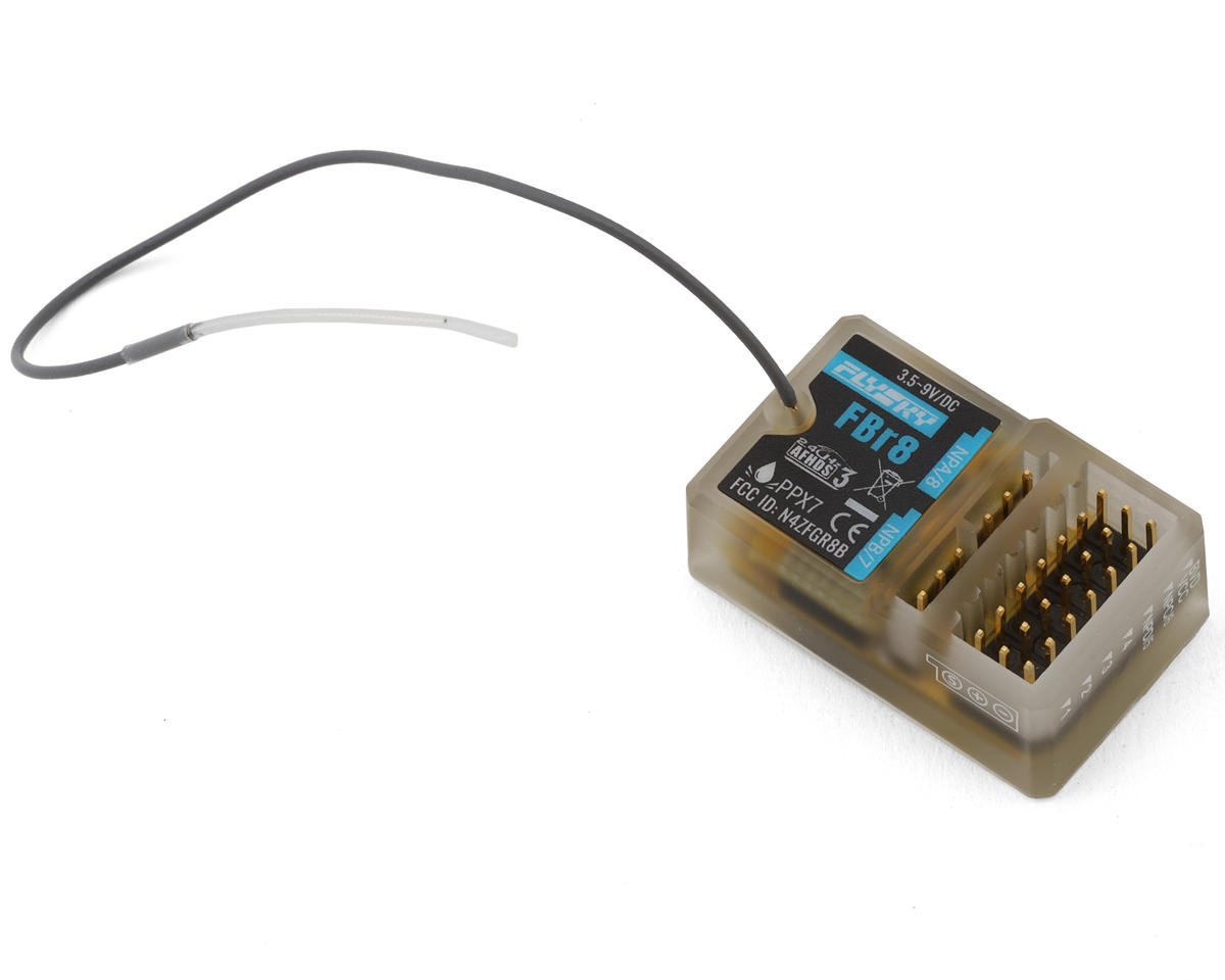 Flysky FBr8 Waterproof 8-Channel Receiver (Short Antenna) (FSY-FBR8)
