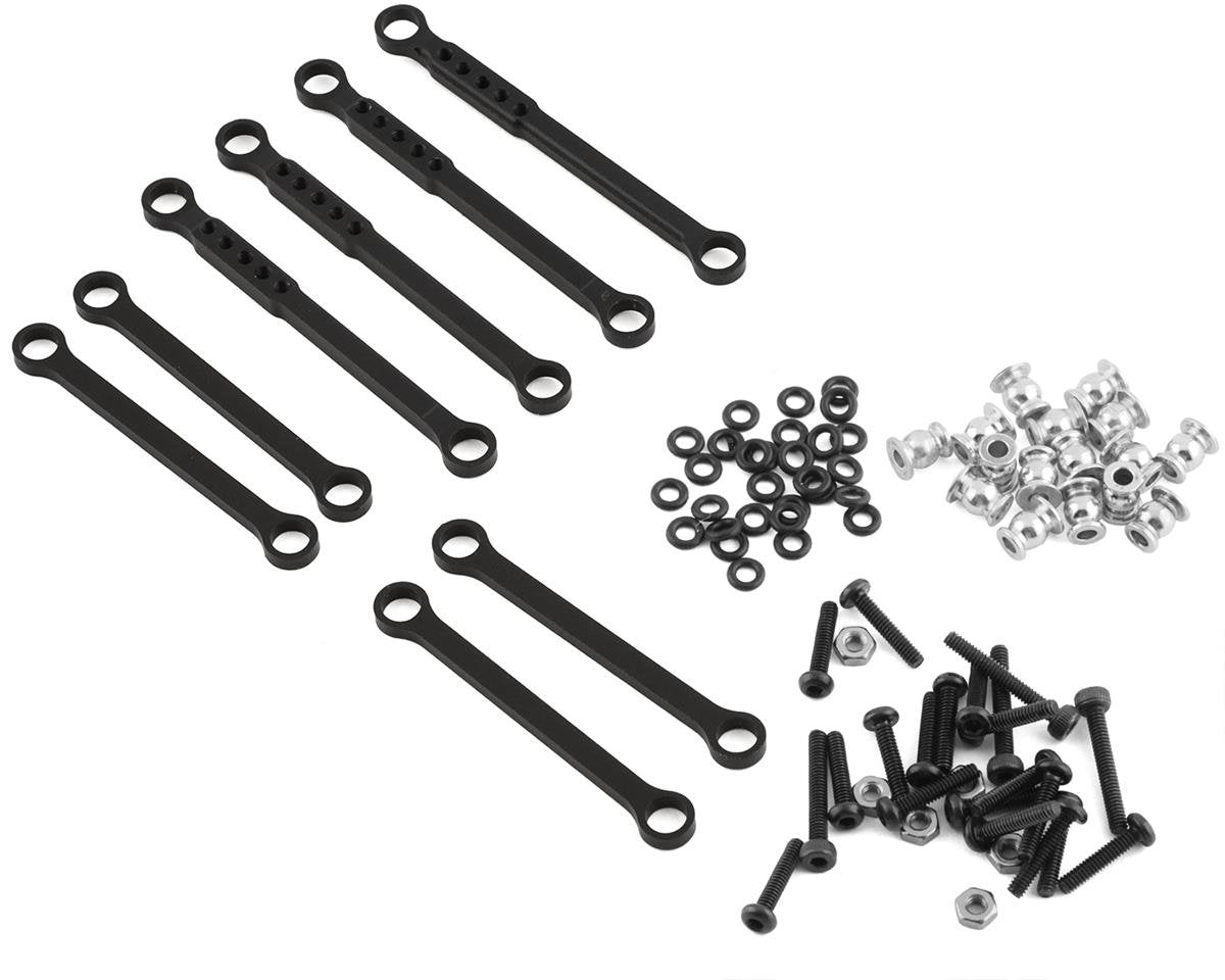 Furitek FCX24 Aluminum Stock Clearance Link Set (Black) (FTK-FUR-2212)