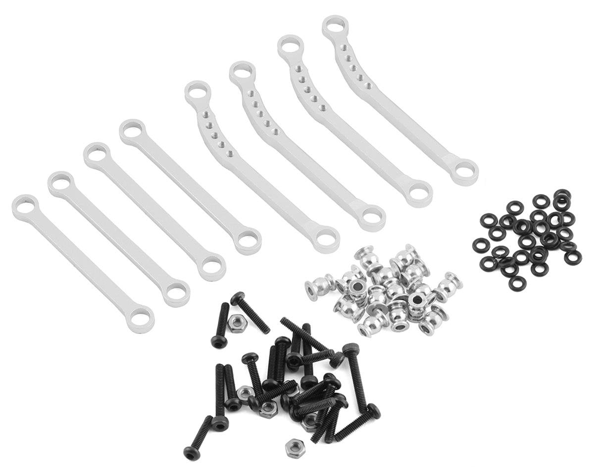 Furitek FCX 24 Aluminum High Clearance Link Set (Silver) (FTK-FUR-2215)
