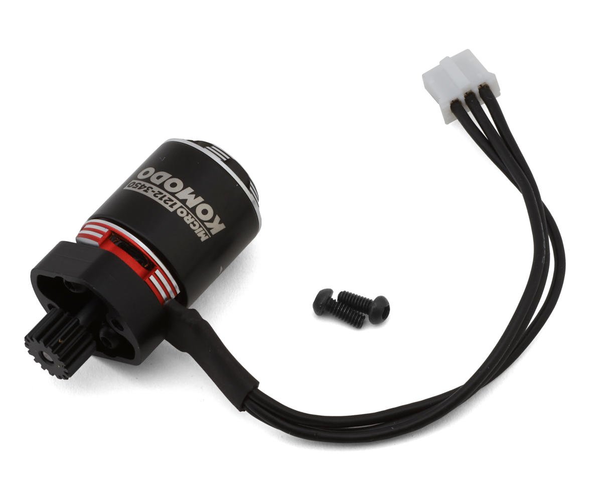 Furitek FMS FCX24 Micro Komodo Brushless Motor w/Steel Pinion Gear (3450kV) (FTK-FUR-2328)