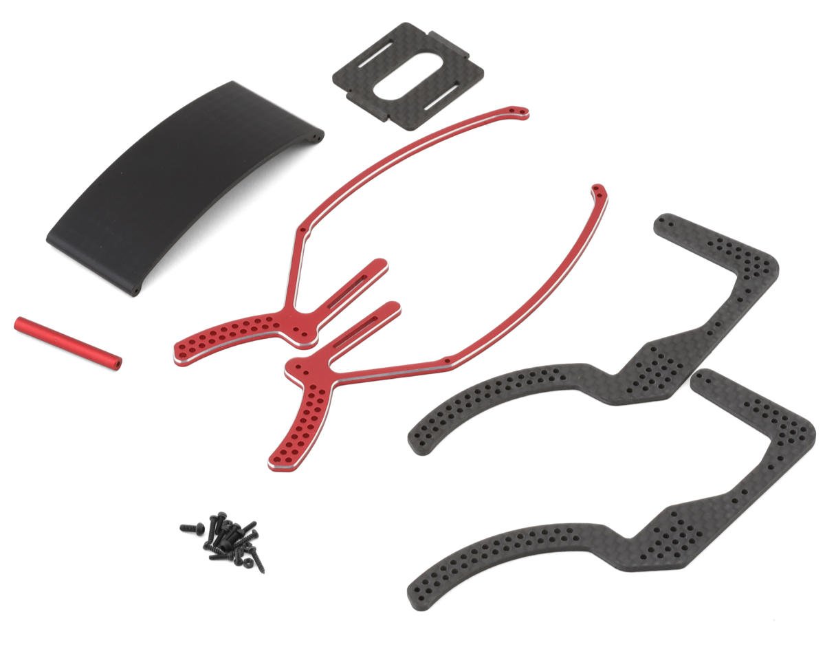 Furitek FX118 Beetle Aluminum & Carbon Fiber Comp Chassis Kit (Red) (FTK-FUR-2427)