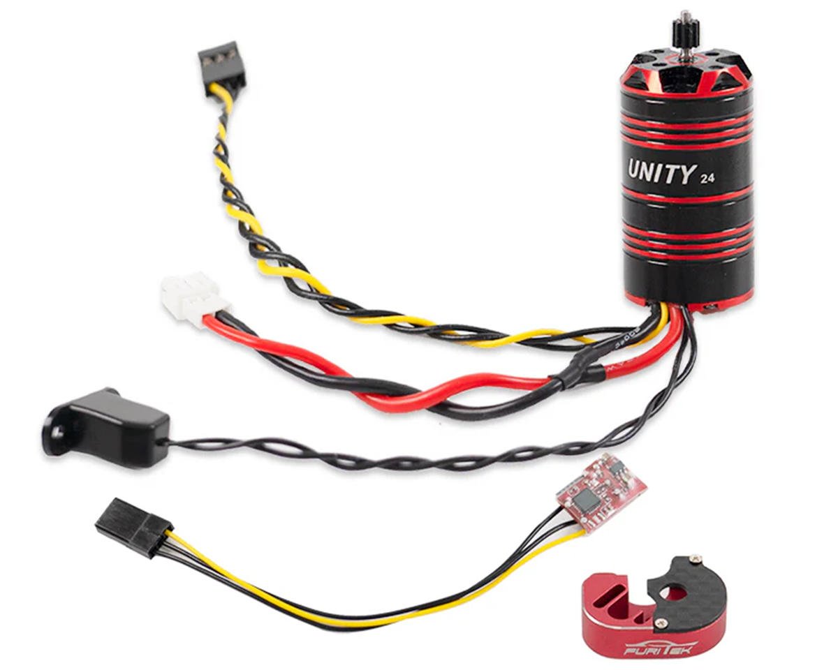 Furitek Axial¨ SCX24 UNITY24 PRO 2-in-1 Micro FOC Brushless System (3500kV) (FTK-FUR-2584)