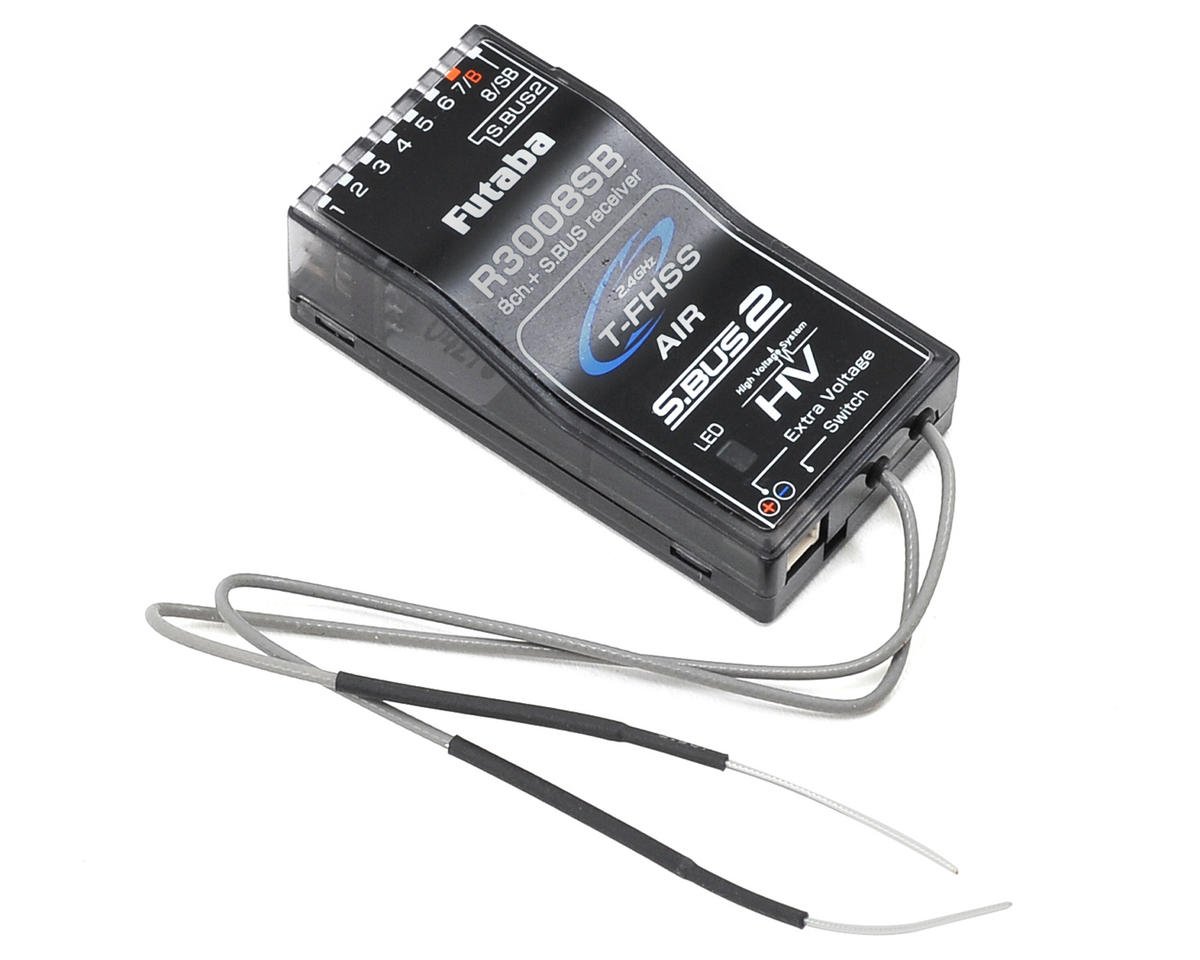 Futaba R3008SB 2.4GHz T-FHSS 8/32-Channel S.BUS2 HV Telemetry Receiver (FUT01102204-3)