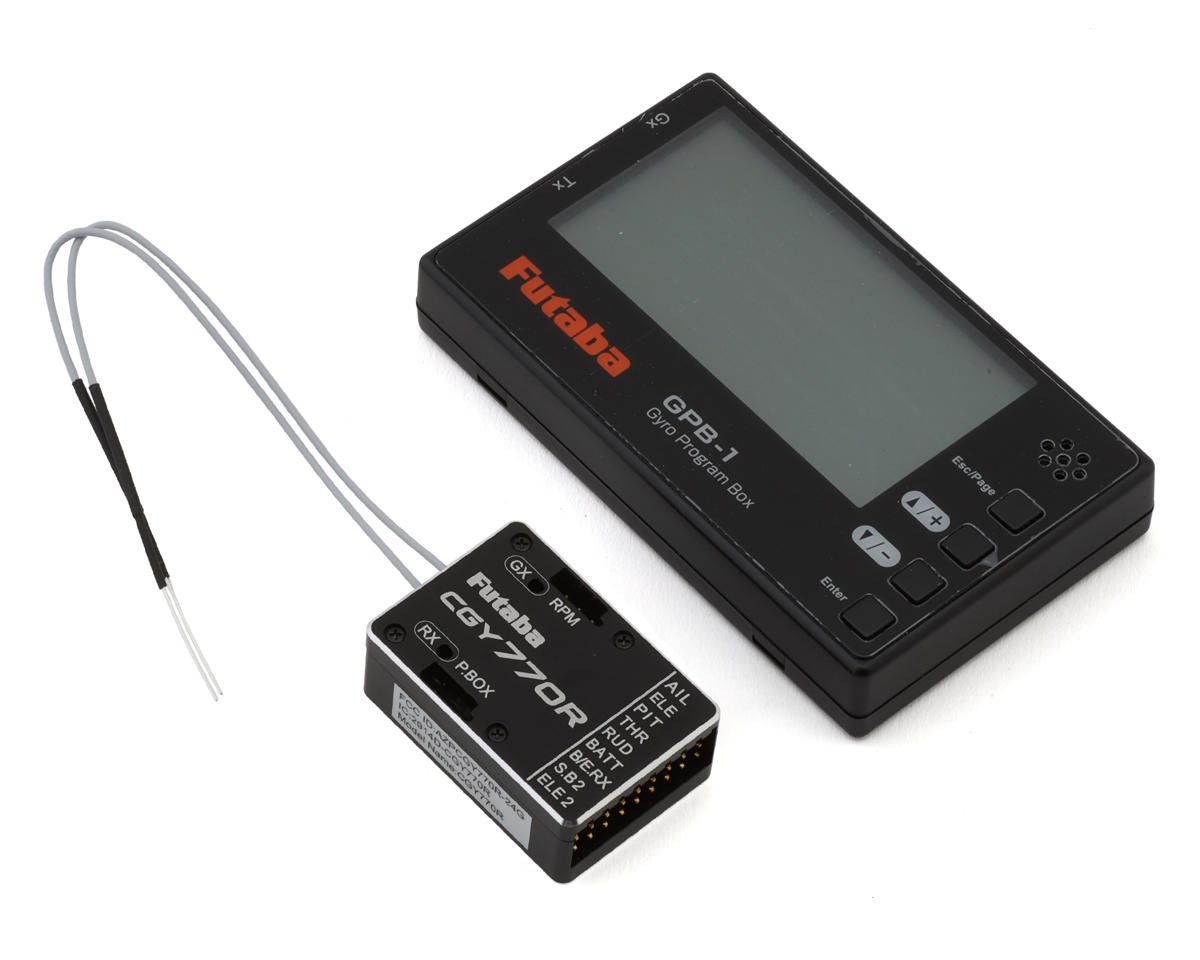 Futaba CGY770R Helicopter Flight Control Gyro w/Programming Box (FUT01102411-3)