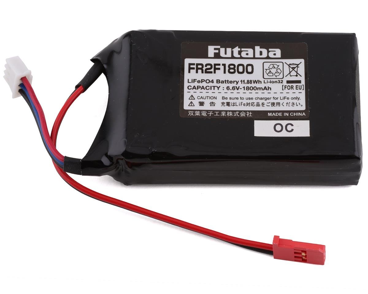 Futaba 2S LiFe Flat Receiver Battery Pack (6.6V/1800mAh) (FUTEBA0144)
