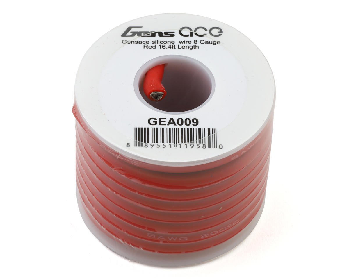 Gens Ace Silicone Wire (8AWG) (Red) (16.4 ft.) (GEA009)