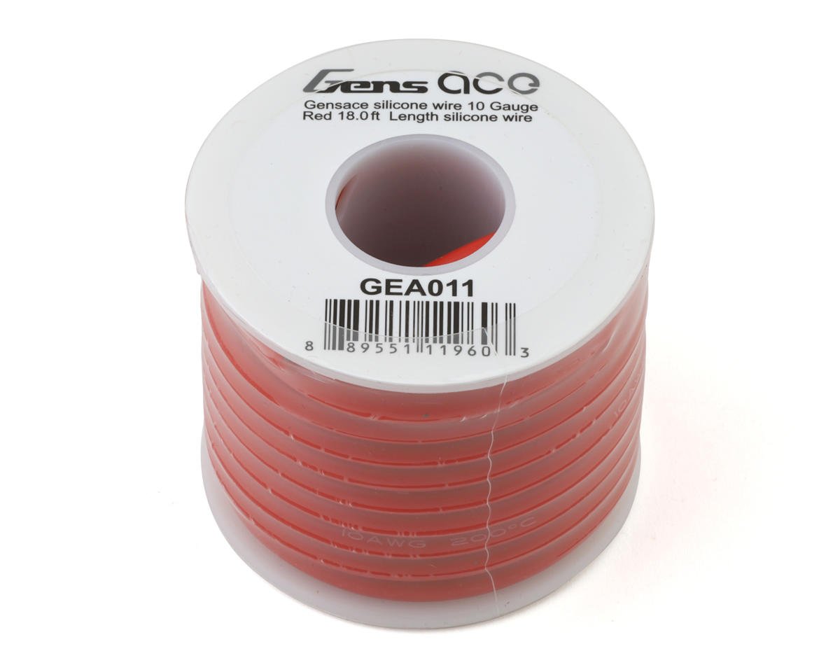 Gens Ace Silicone Wire (10AWG) (Red) (18.4 ft.) (GEA011)