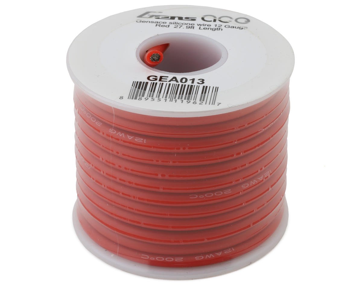 Gens Ace Silicone Wire (12AWG) (Red) (27.9ft.) (GEA013)