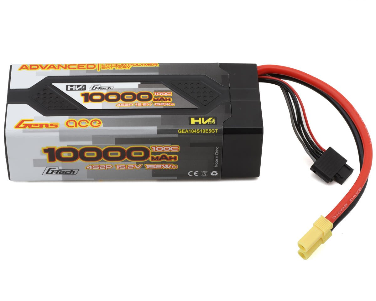 Gens Ace G-Tech Advanced Smart 4S LiHV Hardcase Battery 100C (GEA104S10E5GT)