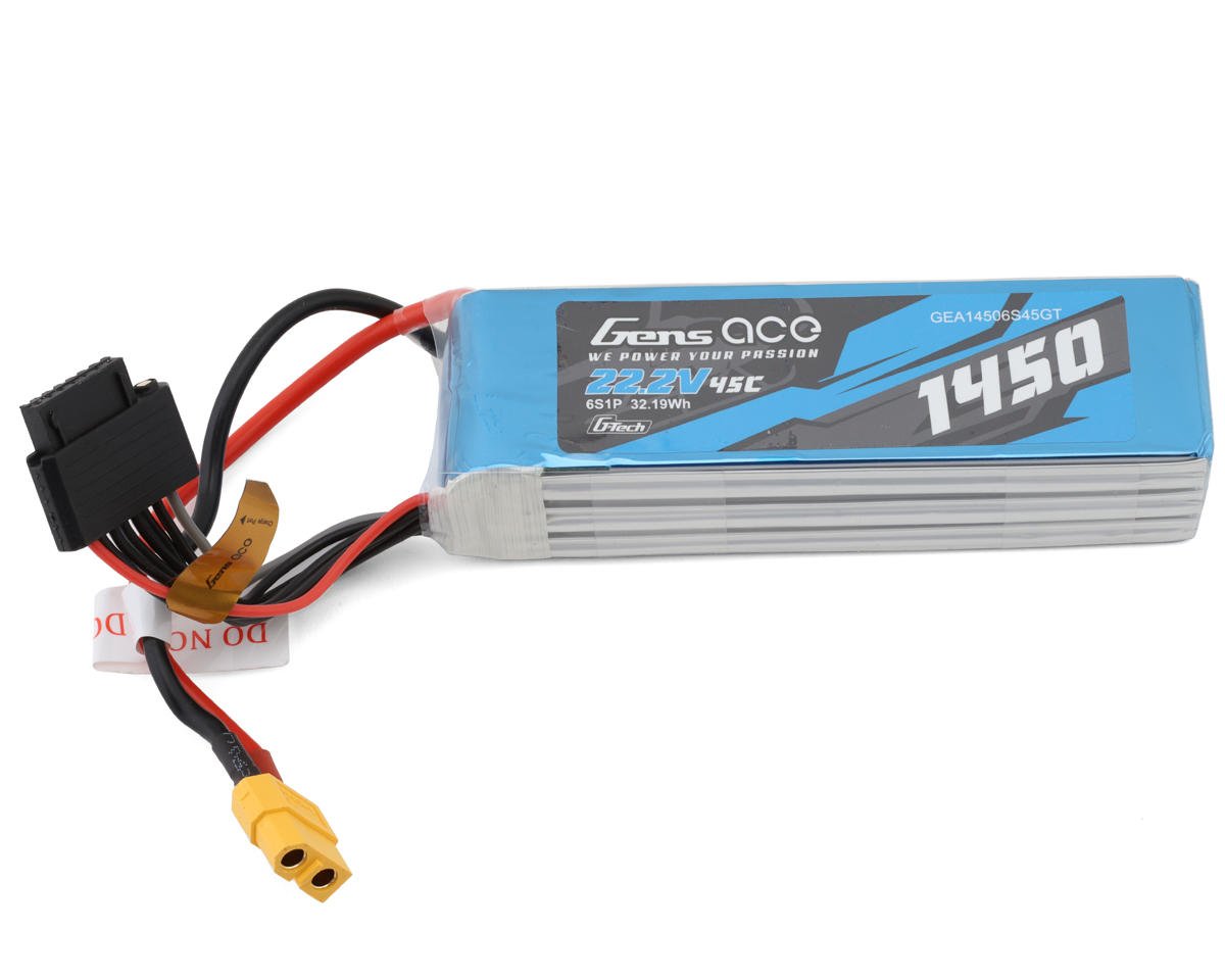 Gens Ace G-Tech Smart 6S LiPo Battery 45C (22.2V/1450mAh) (GEA14506S45GT)