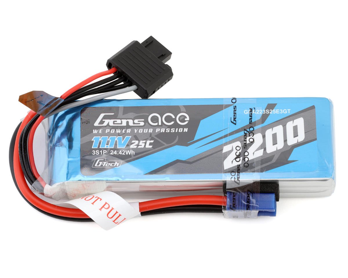 Gens Ace G-Tech Smart 3S LiPo Battery 25C (11.1V/2200mAh) (GEA223S25E3GT)