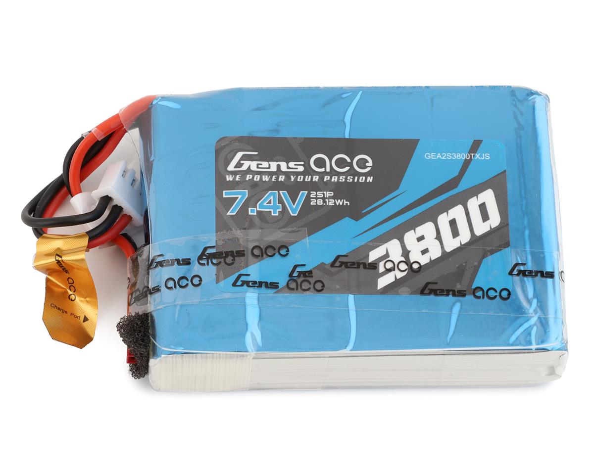 Gens Ace 2S LiPo Transmitter Battery (7.4V/3800mAh) (GEA2S3800TXJS)