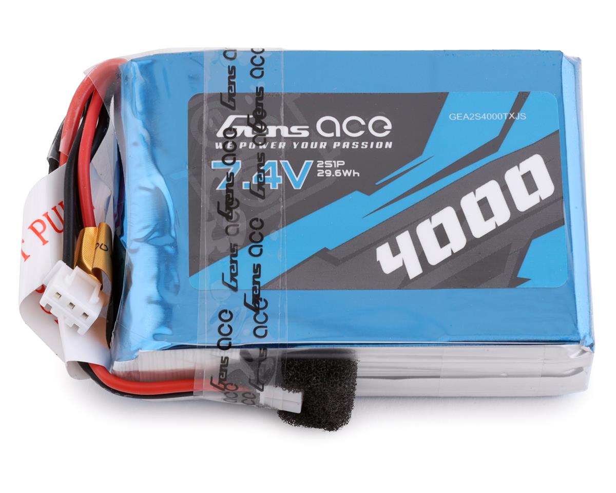 Gens Ace 2s LiPo Transmitter Battery (7.4V/4000mAh) (DX7, DX7S, DX8 & DX9) (GEA2S4000TXJS)