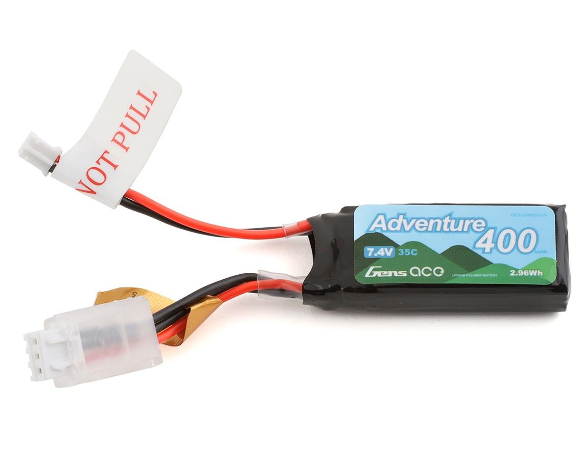 Gens Ace Adventure 2S LiPo Battery 35C (7.4V/400mAh) (GEA354002SJS)