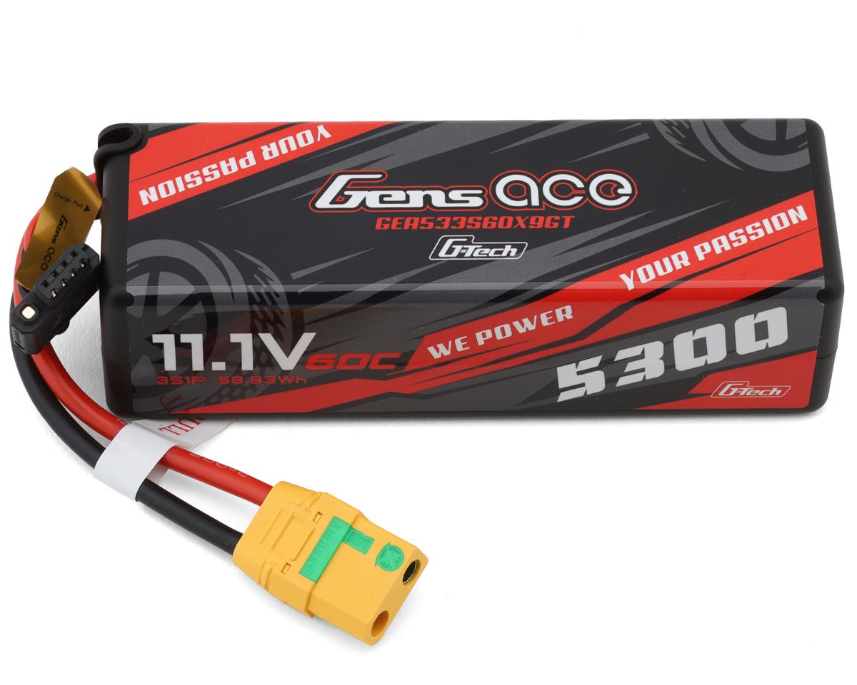 Gens Ace G-Tech Smart 3S LiPo Battery 60C (11.1V/5300mAh) (GEA533S60X9GT)
