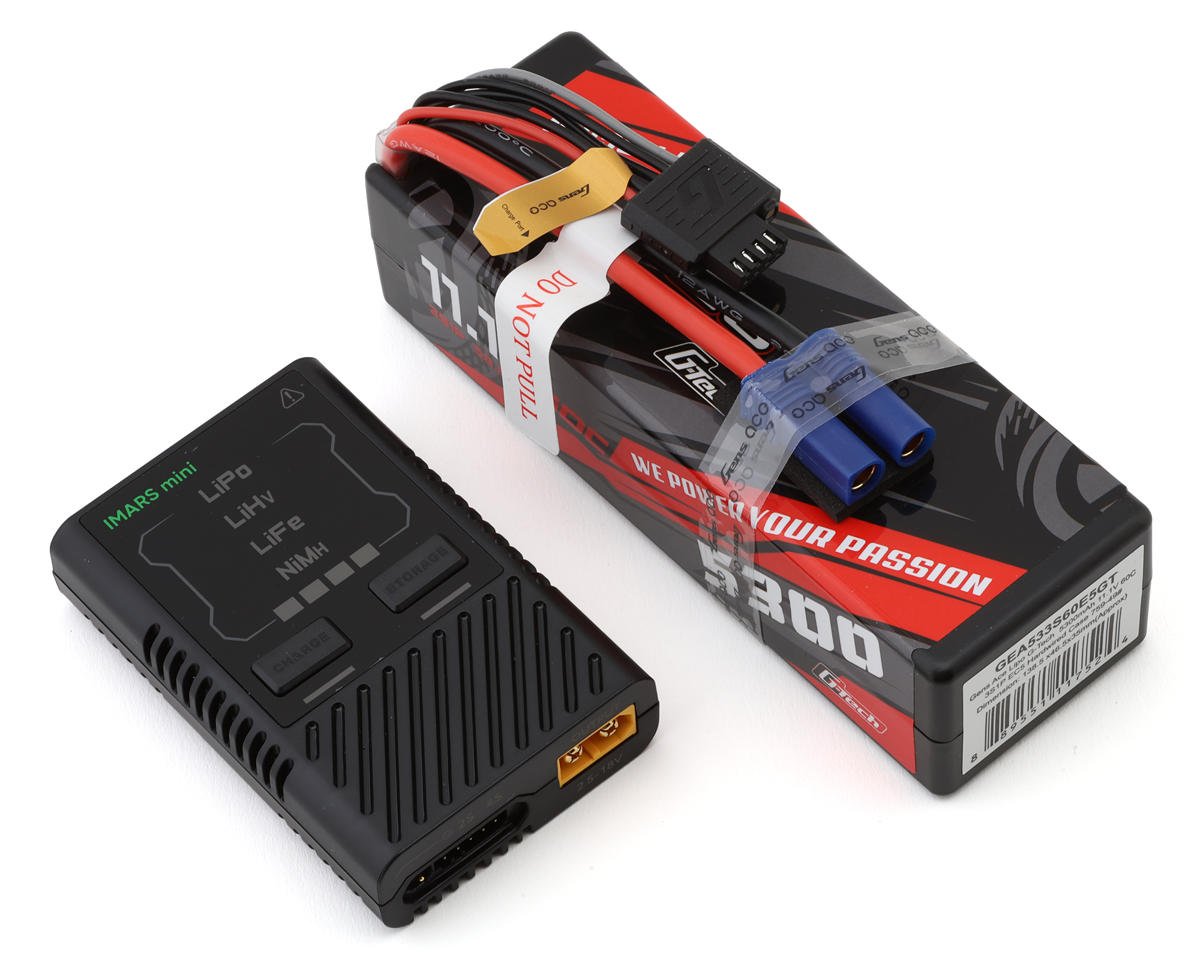 Gens Ace G-Tech Smart 3S Bundle w/3S 60C EC5 LiPo Battery (5300mAh) (GEA60W3S5360GT)