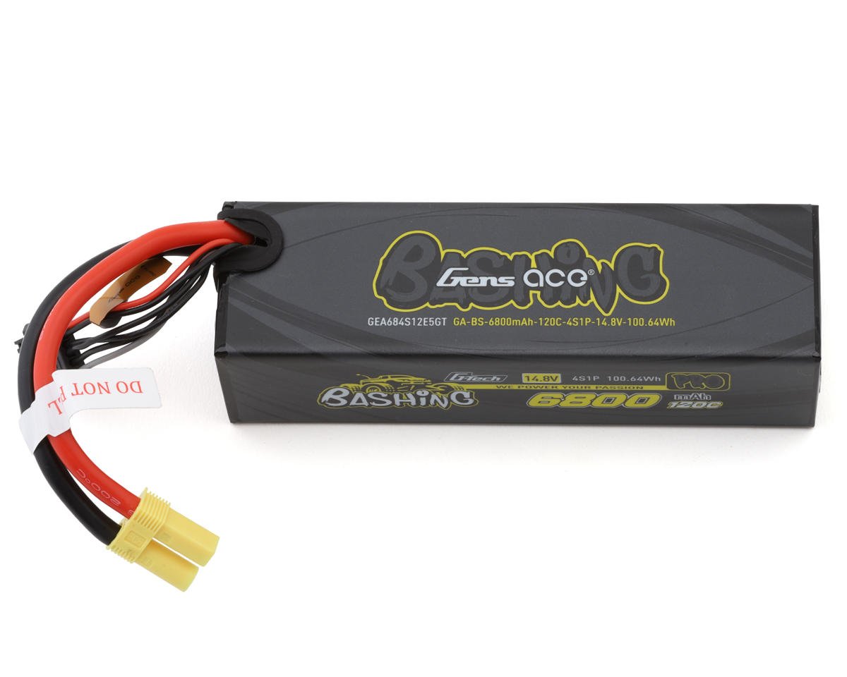 Gens Ace G-Tech 4S Bashing Series Hardcase LiPo Battery 120C (14.8V/6800mAh) (GEA684S12E5GT)
