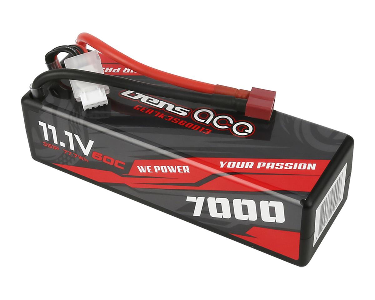 Gens Ace 3s LiPo Battery 60C (11.1V/7000mAh) (GEA7K3S60D13)