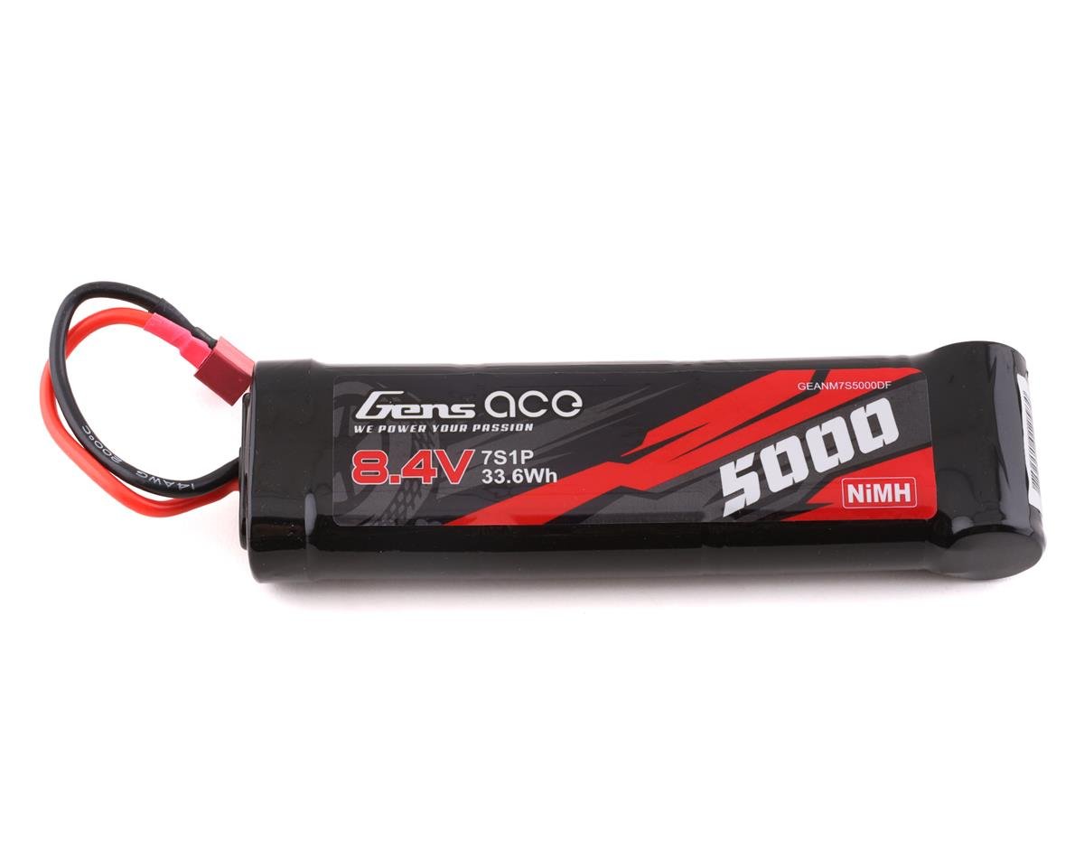 Gens Ace 7 Cell 8.4V NiMh Flat Battery (5000mAh) (GEANM7S5000DF)