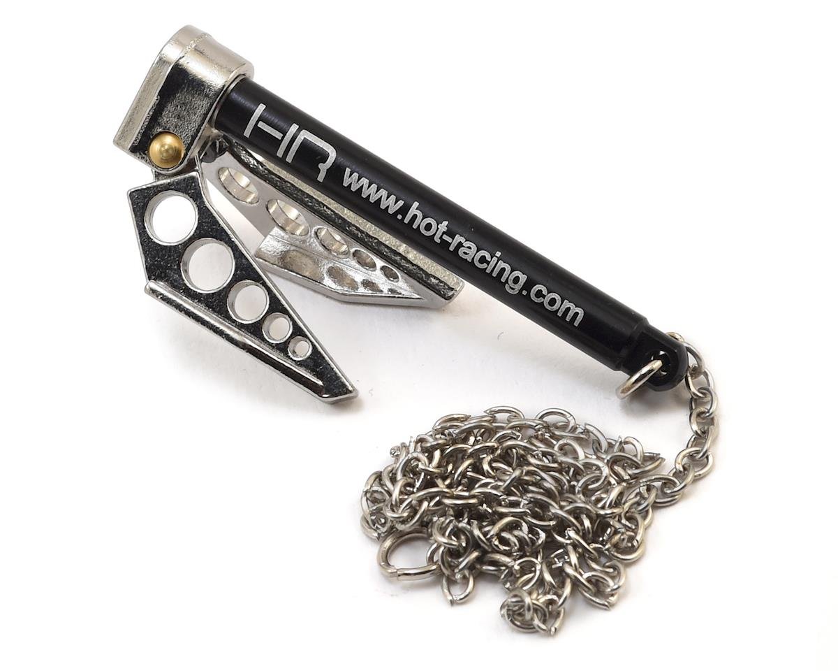 Hot Racing 1/10 Scale Portable Fold Up Winch Anchor (Silver/Black) (HRAACC838F08)