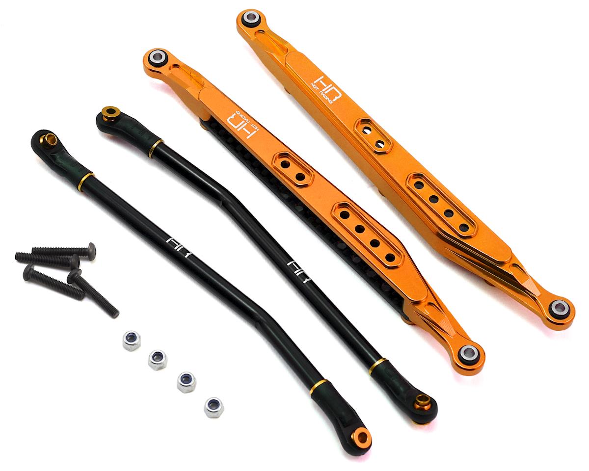 Hot Racing Axial Yeti Aluminum Rear Link Set (Orange) (HRAAMJ5603)
