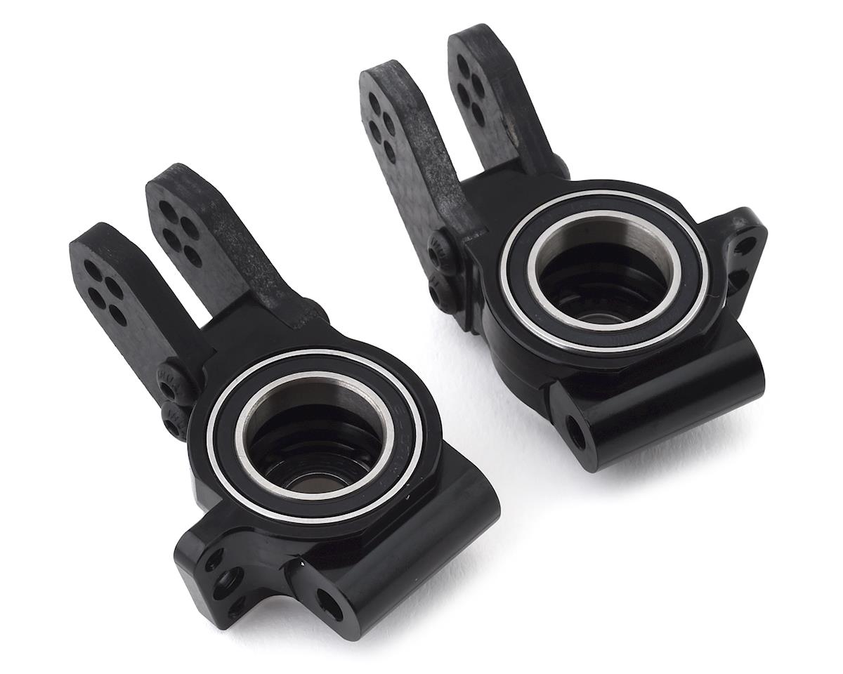 Hot Racing Arrma 6S Aluminum Rear Hubs w/Heavy Duty Bearings (Black) (2) (HRAAON22MA01)