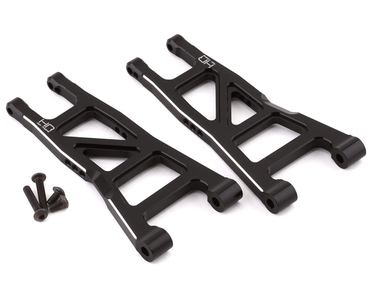 Hot Racing Arrma 4x4 Aluminum Front Suspension Arms (Black) (2) (HRAATF5501)