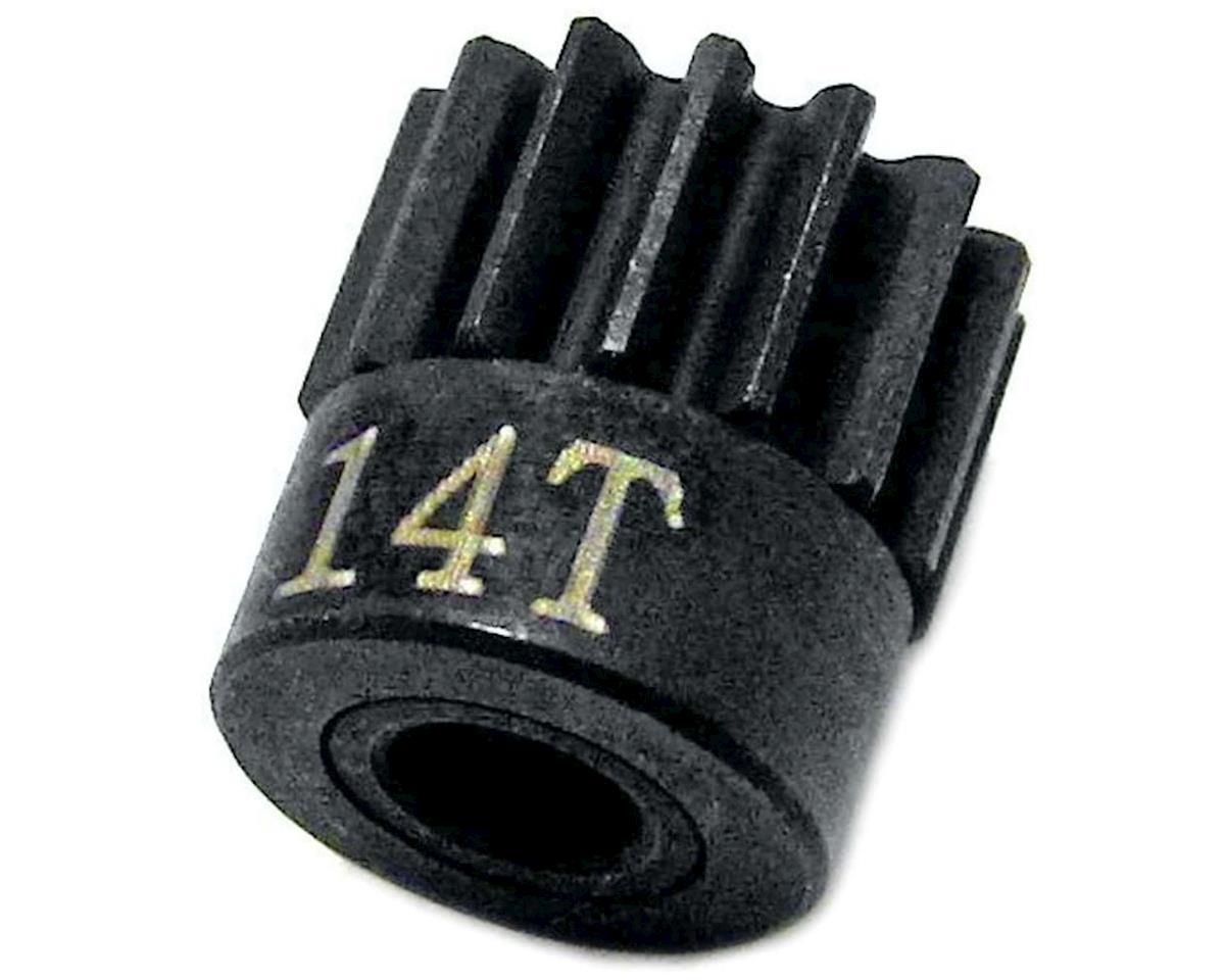 Hot Racing Hardened Steel Pinion 48P 14T 1/8 Bore (HRACSG1814)