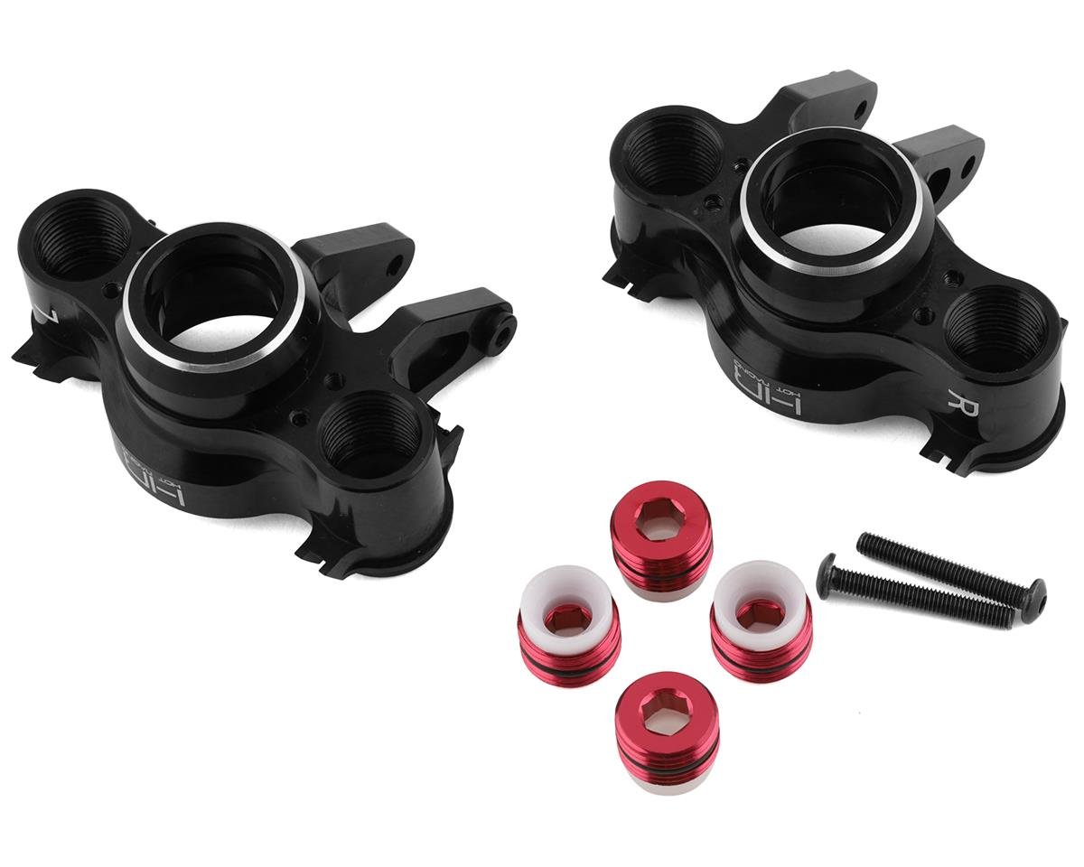 Hot Racing Aluminum Axle Carriers for Traxxas E-Revo 2.0 (Black) (HRAERVT2101)