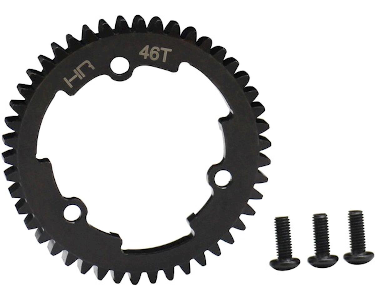 Hot Racing Steel Mod 1 Steel Spur Gear for Traxxas E Revo 2.0/X-Maxx/XO-1 (46T) (HRAERVT46M01)