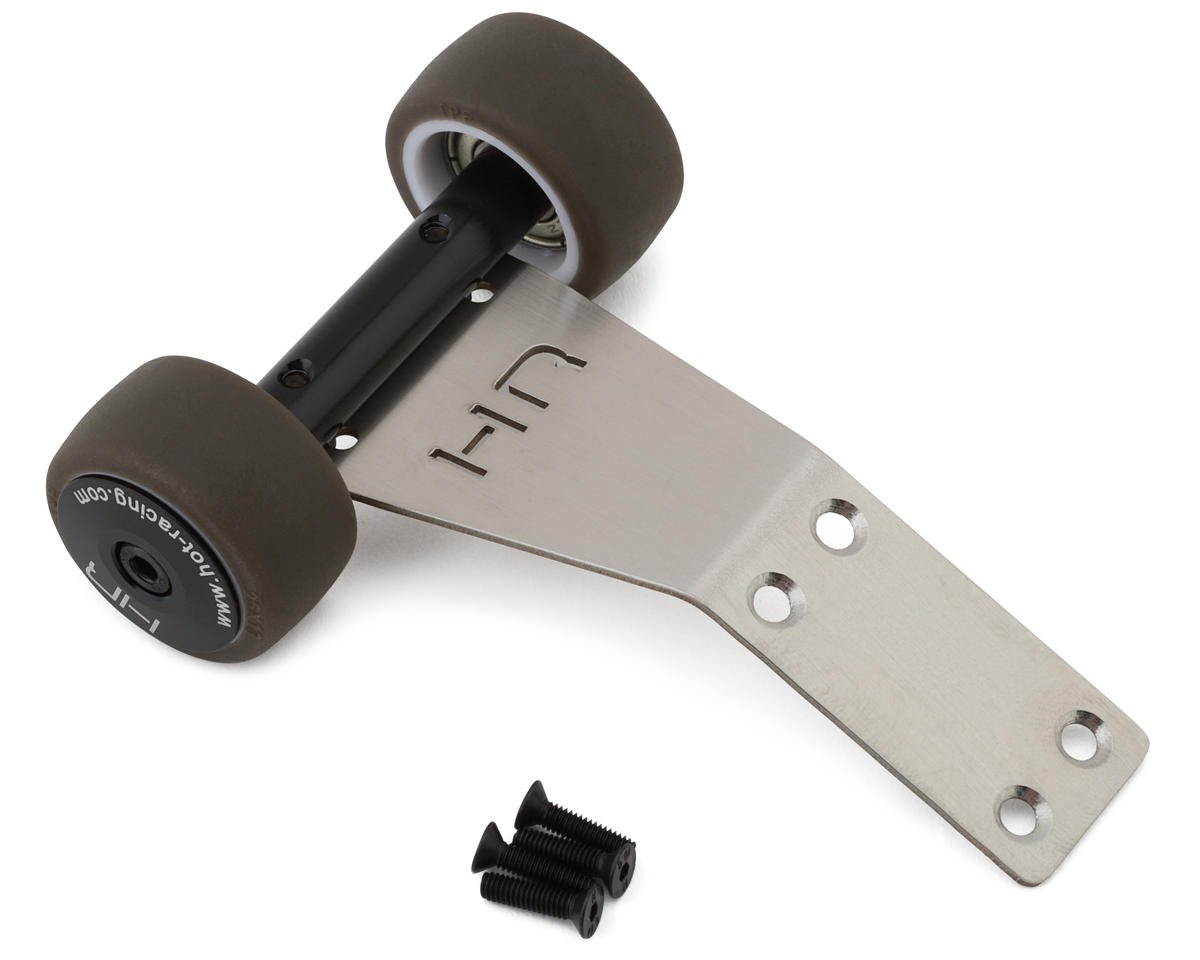 Hot Racing Arrma Granite Grom HD Skid Plate & Wheelie Bar Set (Silver) (HRAGRM133H)