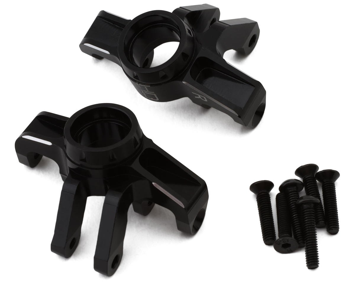 Hot Racing Arrma Grom Aluminum Front Steering Knuckle Set (Black) (2) (HRAGRM2101)