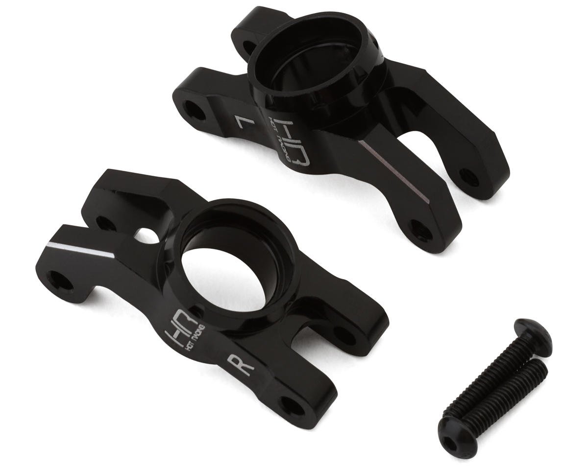 Hot Racing Arrma Grom Aluminum Rear Hub Carrier Set (Black) (2) (HRAGRM2201)