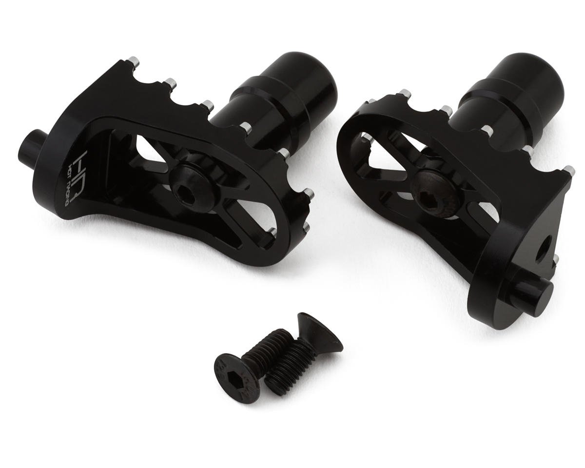 Hot Racing Losi Promoto-MX Aluminum Replica Foot Pegs (Black) (2) (HRALPC14FP01)