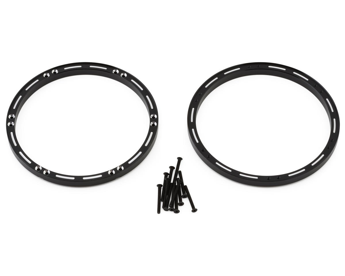 Hot Racing Losi Promoto-MX Front Wheel Reinforcement Rings (Black) (2) (HRALPC510XF01)
