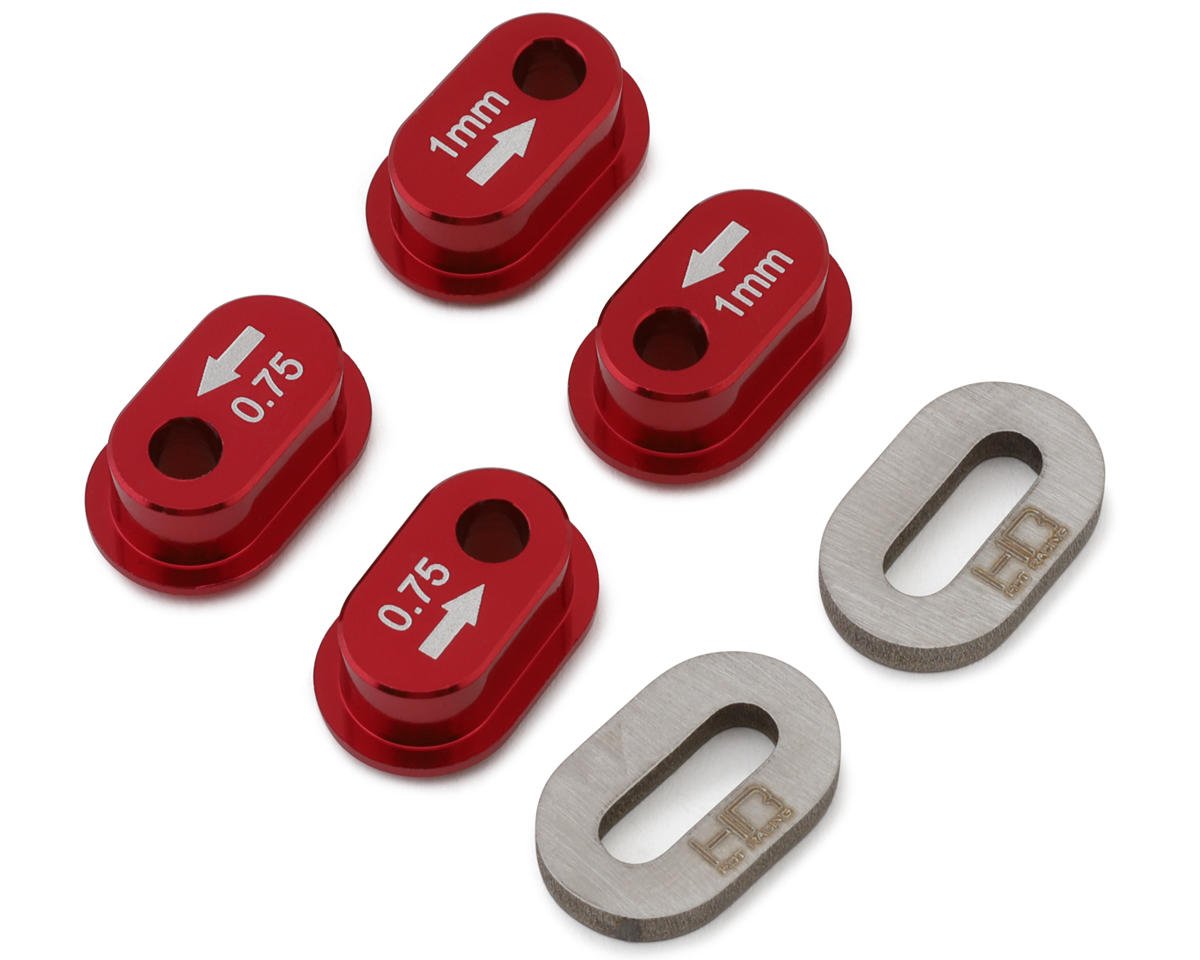 Hot Racing Losi Promoto-MX Aluminum Plus Chain Tension Adjuster Set (0.75/1mm) (HRALPC56RP02)