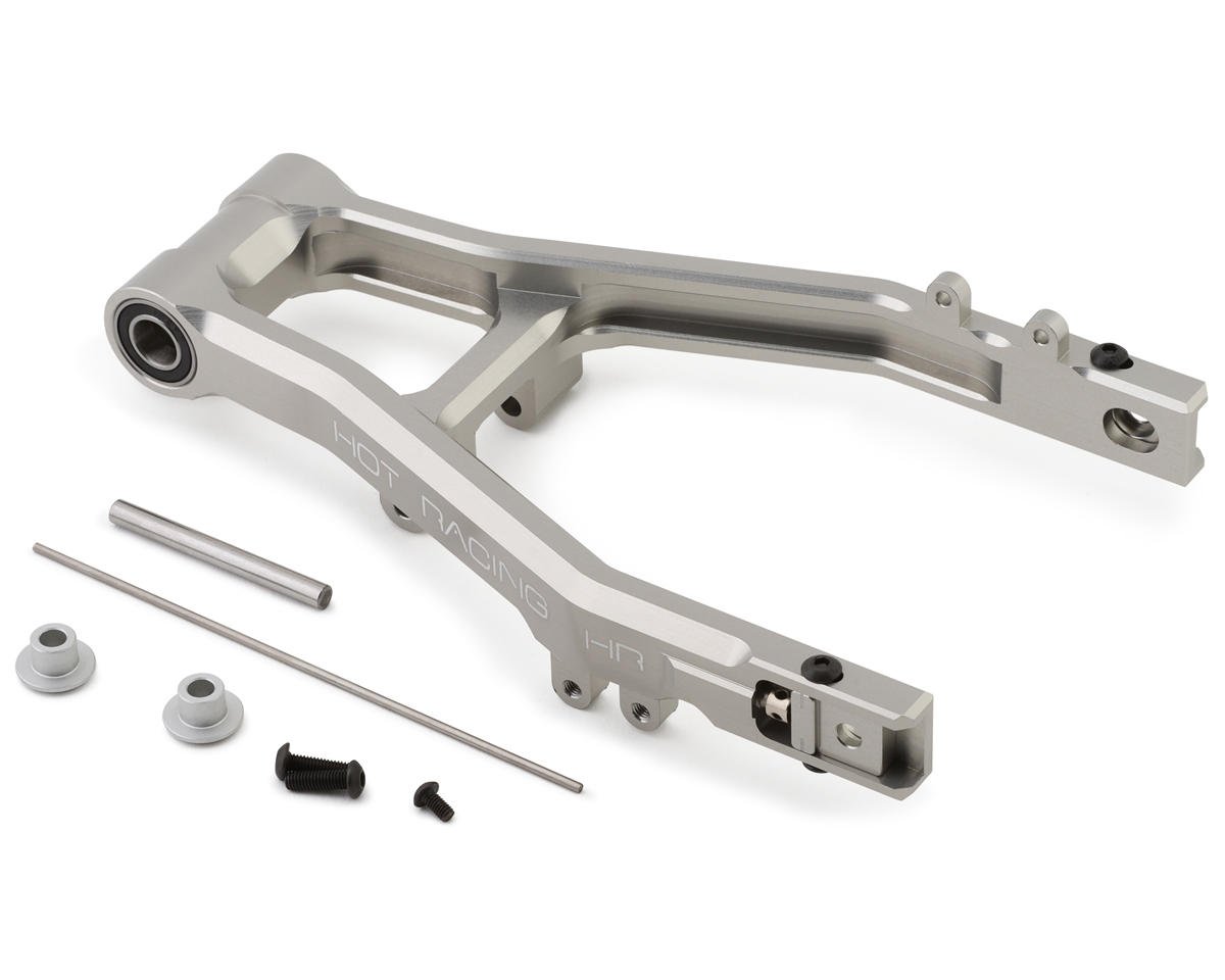 Hot Racing Losi Promoto-MX Adjustable Aluminum Swing Arm (Silver) (HRALPC56XHA08)