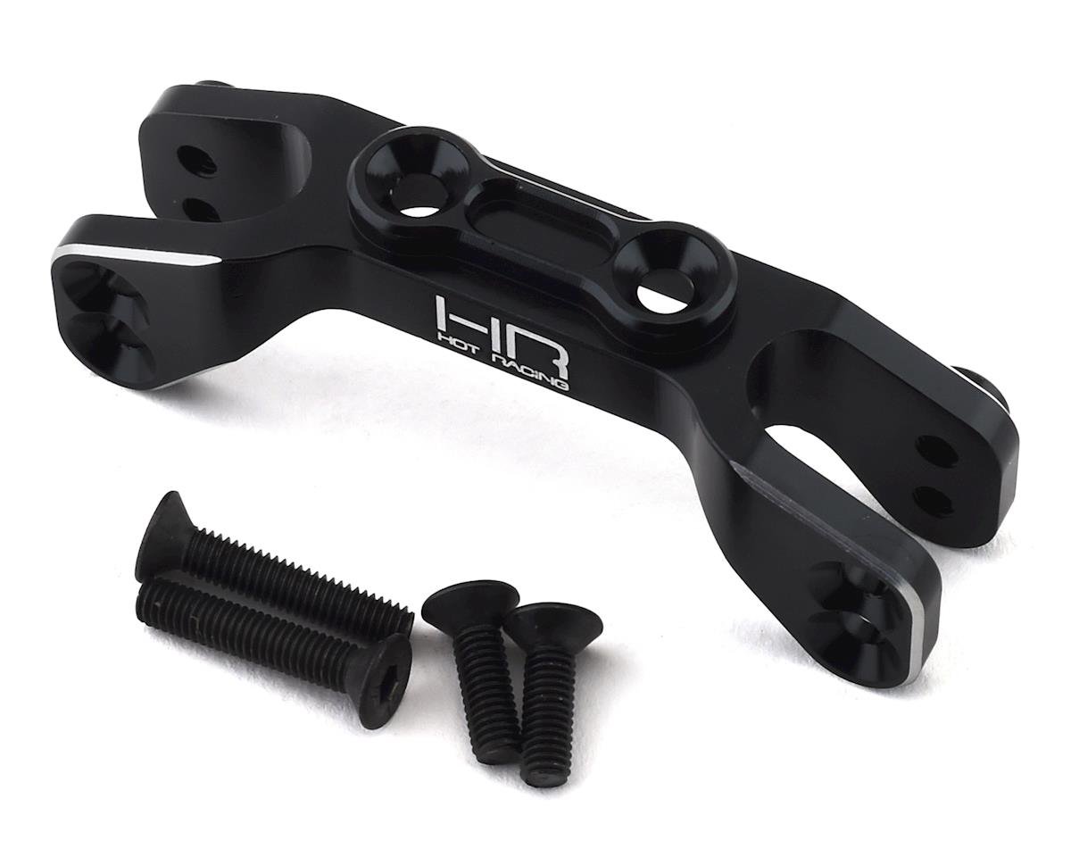 Hot Racing Losi Rock Rey Aluminum Front Camber Link Mount (Black) (HRALRR0901)