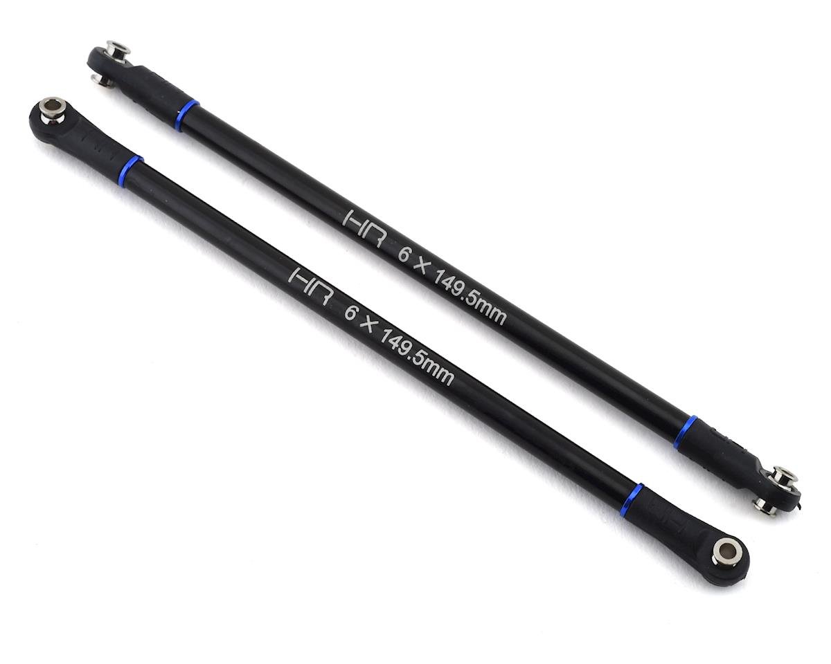 Hot Racing Losi Baja Rey/Rock Rey Aluminum Rear Upper Links (Black) (2) (HRALRR56U01)